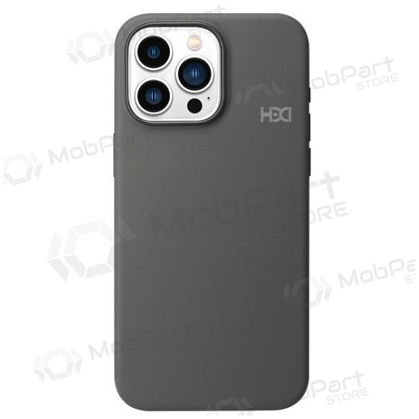 Case HDD Silicone MagSafe Case Apple iPhone 13 tamsiai grey