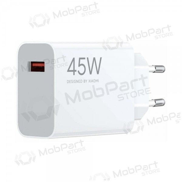 Phone charger Xiaomi Turbo Charging Power Adapter BHR07SLEU 45 W USB-A PD white