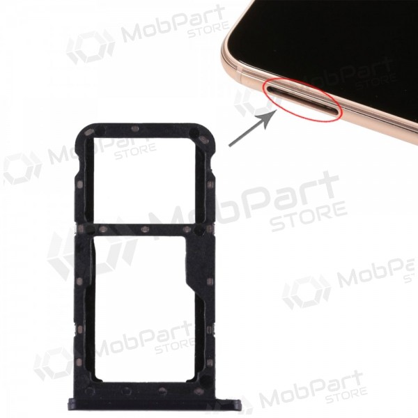 Huawei P20 Lite SIM card holder (black)
