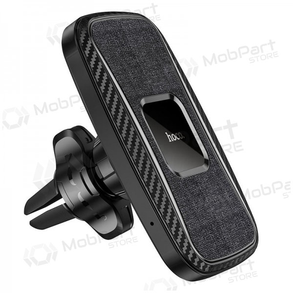 Car phone holder, Wireless charger Hoco CA75 magnetis, black