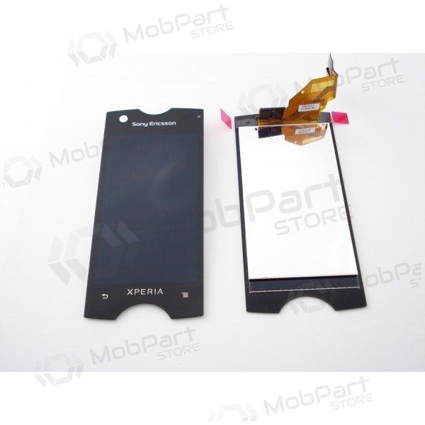 Sony Xperia Ray ST18 screen (with frame) (black) - Premium