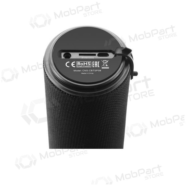 Bluetooth nešiojamas top speaker CANYON CNS-CBTSP5 (MicroSD,AUX,BT V5.0,1200mAh) (black)