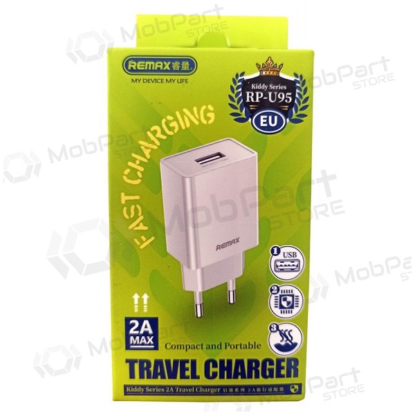 Charger Remax RP-U95 10W USB-A white