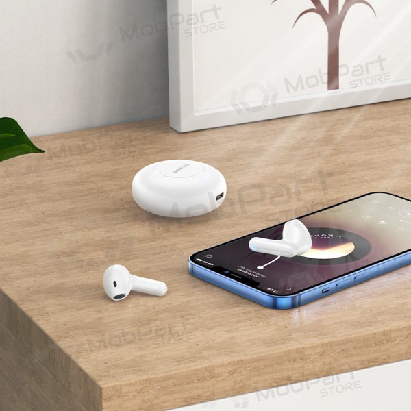 Wireless headset / handsfree Borofone BE54 Rejoice TWS (white) Wireless headset / handsfree Borofone BE54 Rejoice TWS (white)
