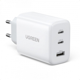 Charger buitinis Ugreen CD275 2xUSB-C/USB-A 65W white