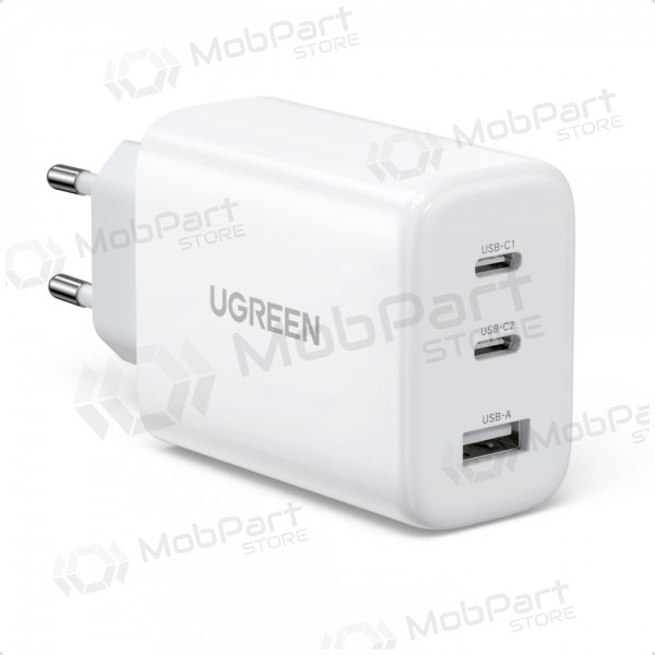 Charger buitinis Ugreen CD275 2xUSB-C/USB-A 65W white