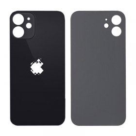 Apple iPhone 12 mini back / rear cover (black) (bigger hole for camera)