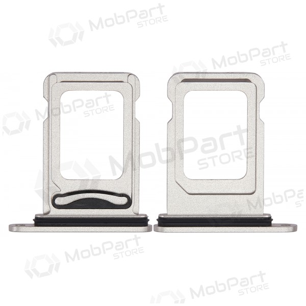 Apple iPhone 14, 14 Plus SIM card holder, Dual SIM (white)