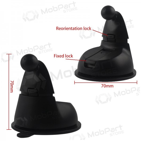 Car phone holder CPH-05 small, black (tongs)