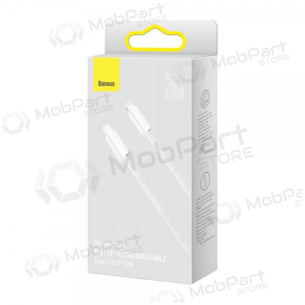 USB cable Baseus Dynamic Type-C - Lightning 20W 2.0m (white) CALD000102