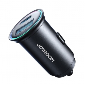 Charger automobilinis Joyroom JR-CCN04 USB-C/USB-A 60W black