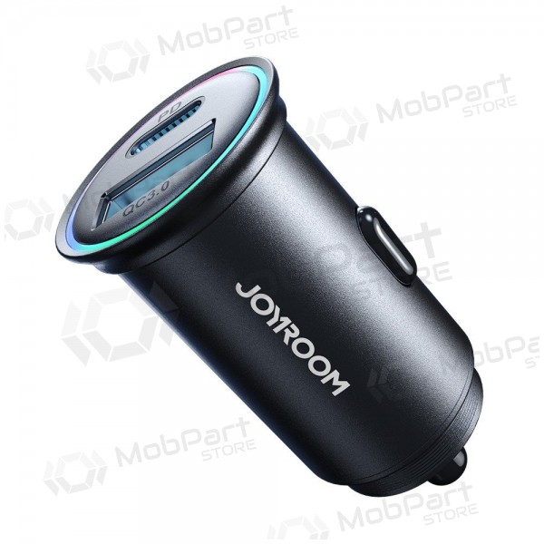 Charger automobilinis Joyroom JR-CCN04 USB-C/USB-A 60W black
