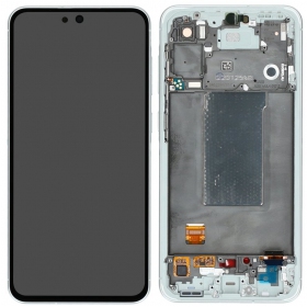 Samsung Galaxy A56 screen (grey) (with frame) (original)