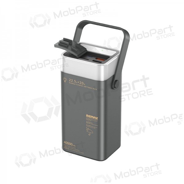 Portable charger / power bank Power Bank Remax RPP-596 22.5W 40000mAh grey