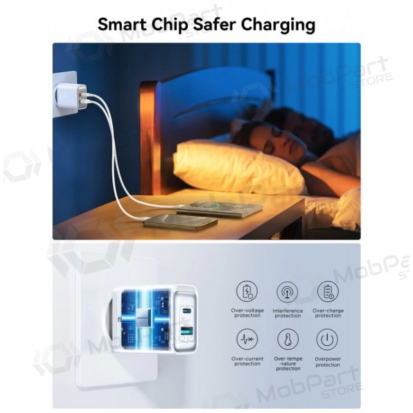 Charger Joyroom JR-TCF15 USB-C/USB-A 30W white