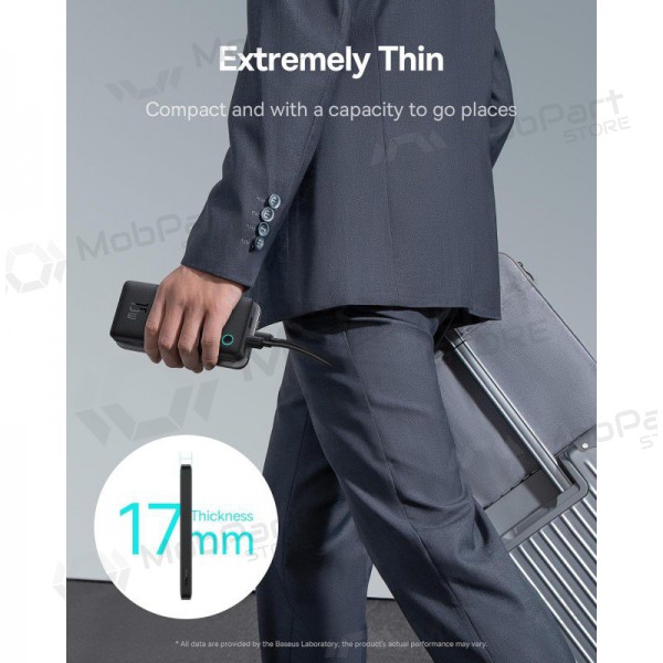 Portable charger / power bank Power Bank Baseus Airpow Lite 15W 10000mAh black P10067500123-00