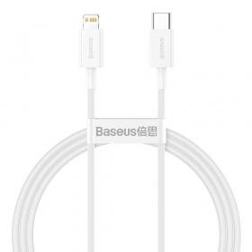 USB cable Baseus Superior Type-C - Lightning PD 20W 1.0m (white) CATLYS-A02