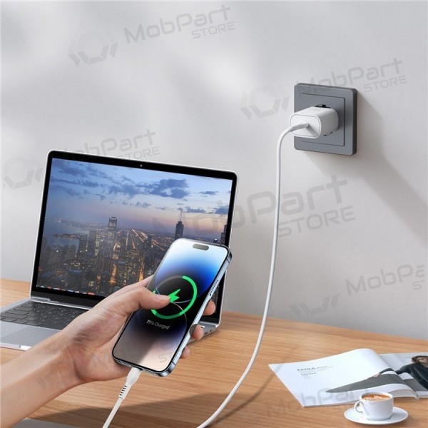 Charger buitinis DUZZONA T6 PD25W Type-C white