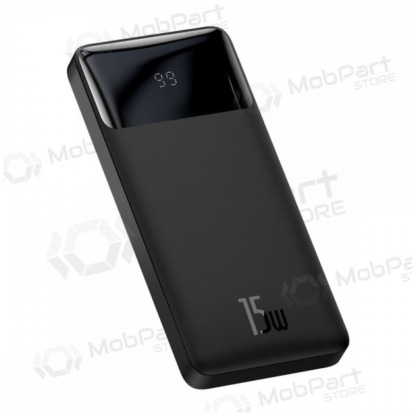 Portable charger / power bank Power Bank Baseus Bipow Type-C PD+2xQuick Charge 3.0 15W 10000mAh su ekranu black PPBD050001
