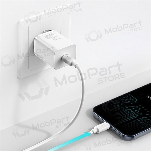 Charger buitinis Baseus Super Si 20W white CCSUP-B02