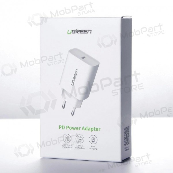 Charger buitinis Ugreen CD137 USB-C 20W 3A white