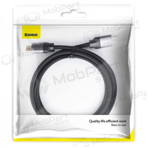 Cable Baseus Enjoyment 4K HDMI 2m (grey-black) CAKSX-C0G
