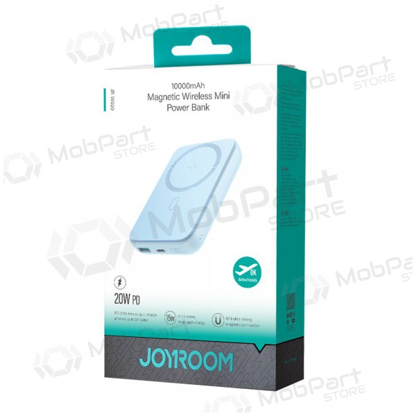 Portable charger / power bank Power Bank Joyroom JR-W020 20W Magnetic Wireless 10000mAh blue