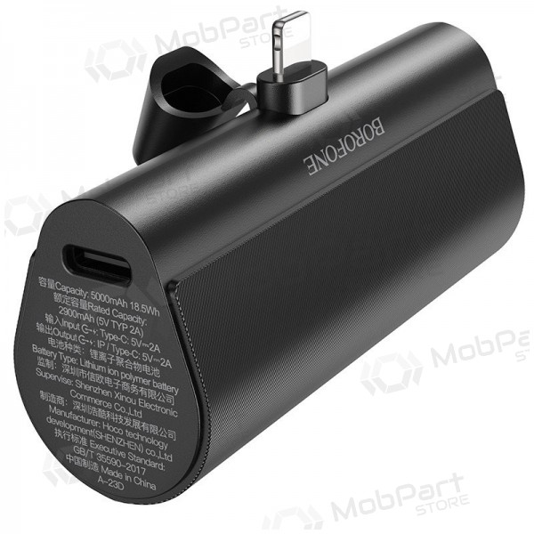Portable charger / power bank Power Bank Borofone BJ35 Lightning 5000mAh black