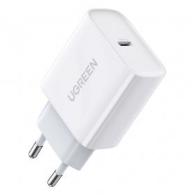 Charger buitinis Ugreen CD137 USB-C 20W 3A white