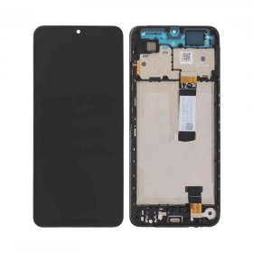 Ekranas Xiaomi Redmi A5/Poco C71 su lietimui jautriu stikliuku and rėmeliu Black ORG