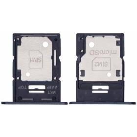 Samsung Galaxy A15 5G SIM card holder (black) (original)