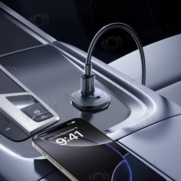 Car charger Baseus GoTrip 2xUSB-C 30W black C00072300123-01