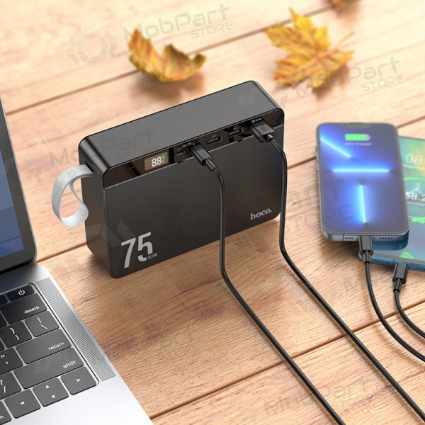 Portable charger / power bank Power Bank Hoco J94 Overlord 22.5W 75000mAh black