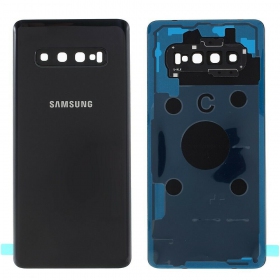 Samsung G975 Galaxy S10 Plus back / rear cover black (Prism Black) (used grade C, original)