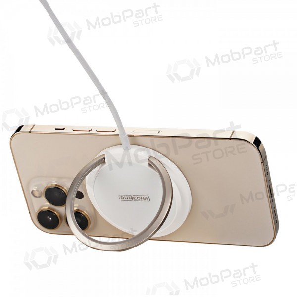 Charger wireless DUZZONA W1 MagSafe 15W (white)