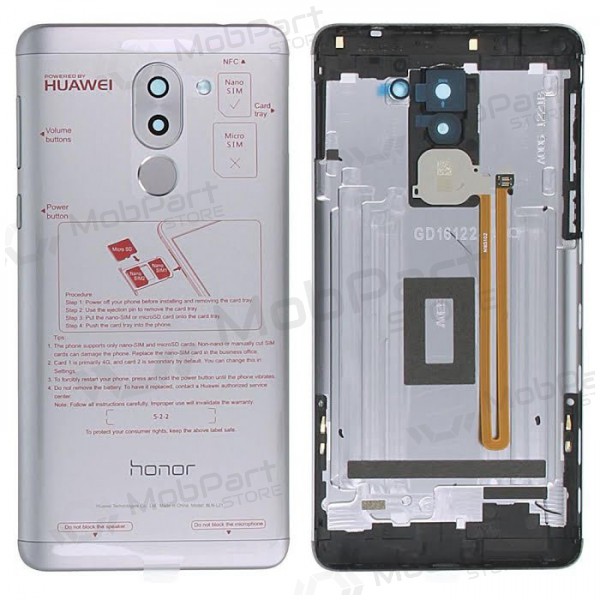 Huawei Honor 6X back / rear cover (grey) (used grade C, original)