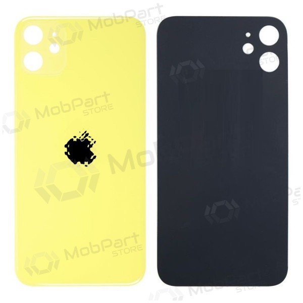 Apple iPhone 11 back / rear cover (yellow) (bigger hole for camera)