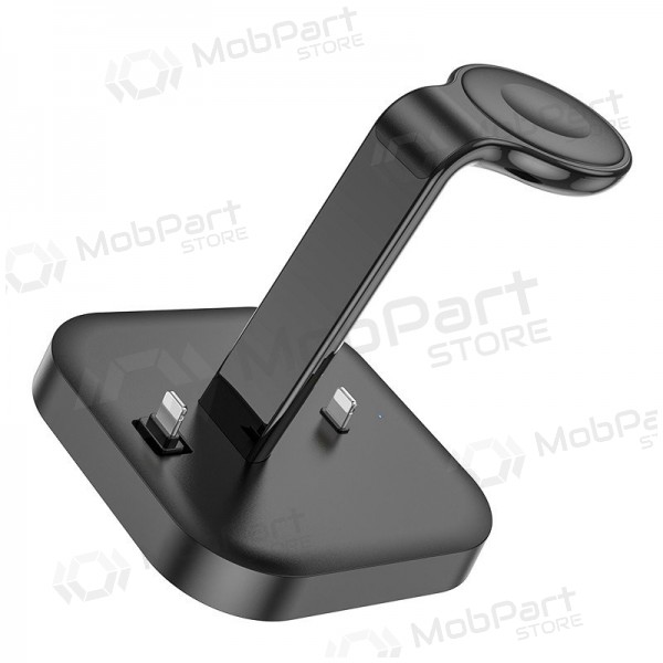 Charger wireless Hoco CW43 Graceful 3-in-1 black