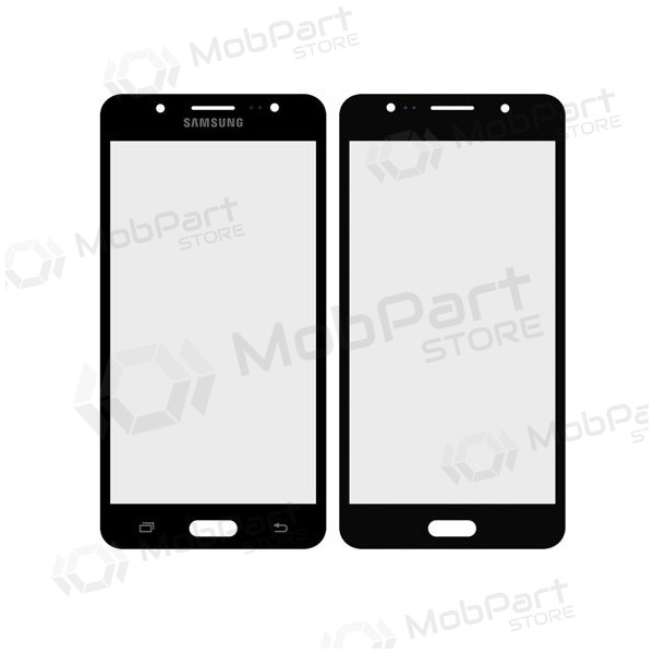Samsung J510 Galaxy J5 (2016) Screen glass (black) (for screen refurbishing)