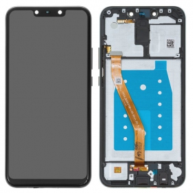 Huawei Mate 20 Lite screen (black) (with frame) (Premium)
