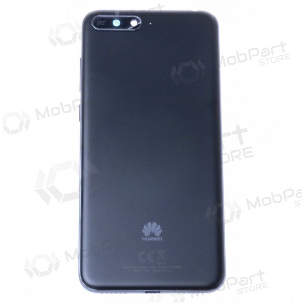 Huawei Y6 2018 back / rear cover (black) (used grade C, original) Huawei Y6 2018 back / rear cover (black) (used grade C, original)