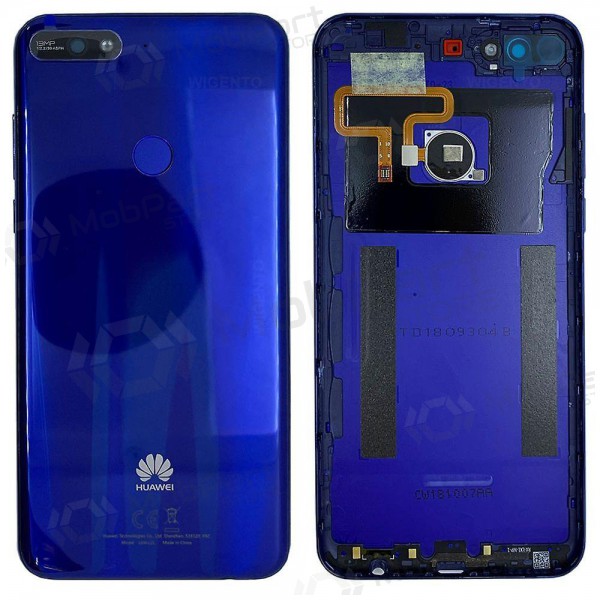 Huawei Y7 2018 back / rear cover (blue) (used grade C, original) Huawei Y7 2018 back / rear cover (blue) (used grade C, original)