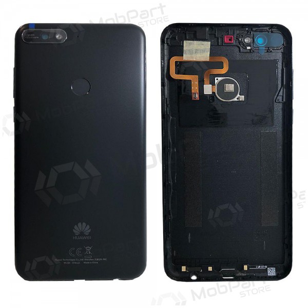 Huawei Y7 Prime 2018 back / rear cover (black) (used grade B, original)
