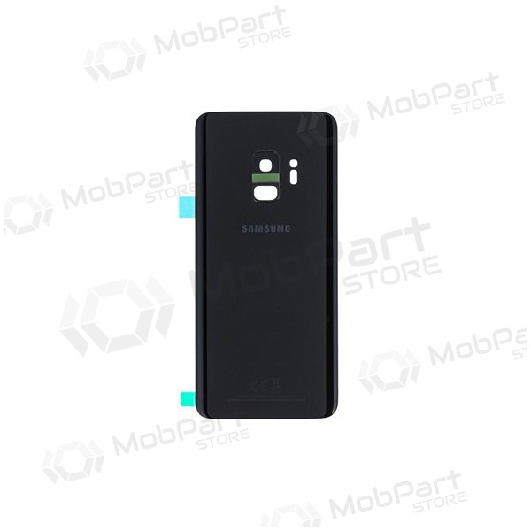 Samsung G960F Galaxy S9 back / rear cover black (Midnight Black) (used grade A, original) Samsung G960F Galaxy S9 back / rear cover black (Midnight Black) (used grade A, original)