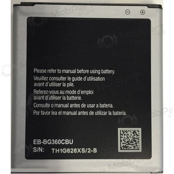 Samsung G360F Core Prime LTE / G360H Core Prime / G361 Core Prime / J200F J2 battery / accumulator (2000mAh) Samsung G360F Core Prime LTE / G360H Core Prime / G361 Core Prime / J200F J2 battery / accumulator (2000mAh)