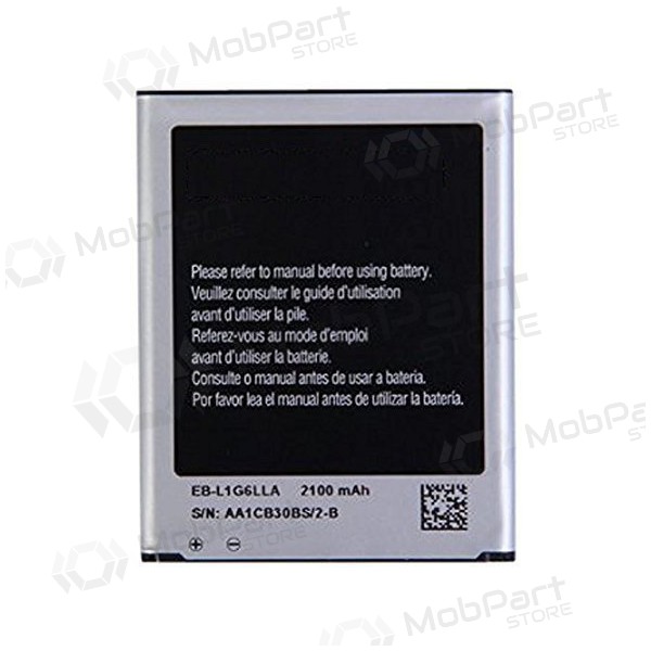 Samsung i9300 Galaxy S3 / i9301 Galaxy S3 Neo (EB-L1G6LLU) battery / accumulator (2100mAh) Samsung i9300 Galaxy S3 / i9301 Galaxy S3 Neo (EB-L1G6LLU) battery / accumulator (2100mAh)