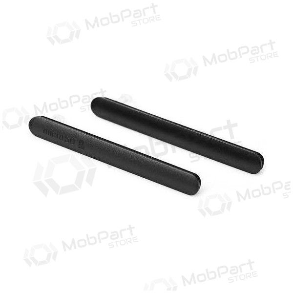 Sony Xperia Z3 D6603 microSD and microUSB side covers (black)