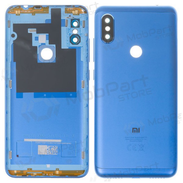 Xiaomi Redmi Note 6 Pro back / rear cover (blue) Xiaomi Redmi Note 6 Pro back / rear cover (blue)