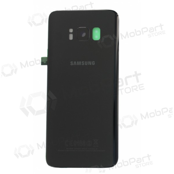 Samsung G950F Galaxy S8 back / rear cover black (Midnight black) (used grade C, original) Samsung G950F Galaxy S8 back / rear cover black (Midnight black) (used grade C, original)