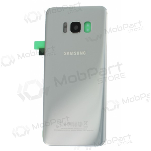 Samsung G950F Galaxy S8 back / rear cover silver (Arctic silver) (used grade A, original) Samsung G950F Galaxy S8 back / rear cover silver (Arctic silver) (used grade A, original)